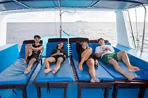 guests on the sun deck